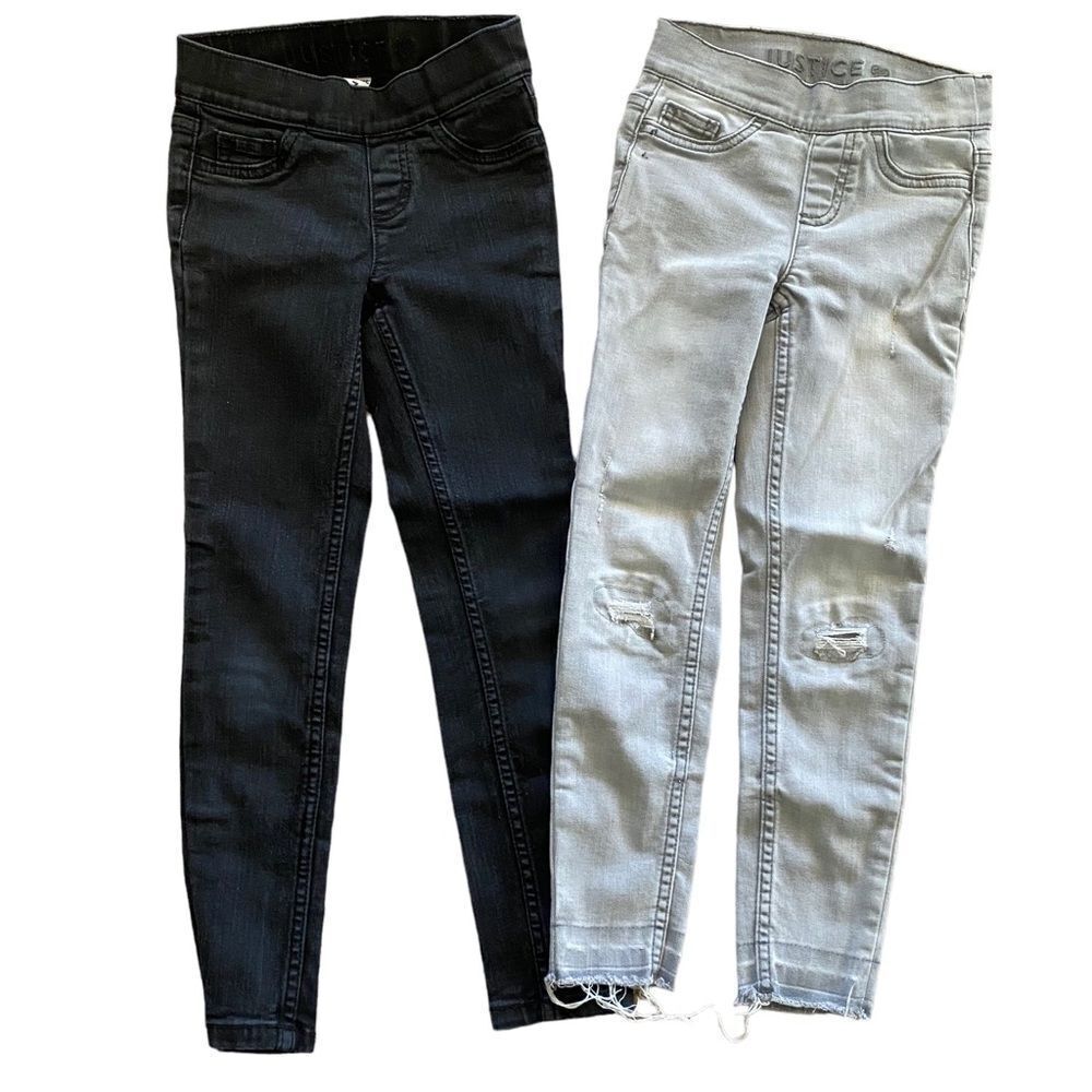 Justice | Bundle of Two Skinny Jeans, Size 7
